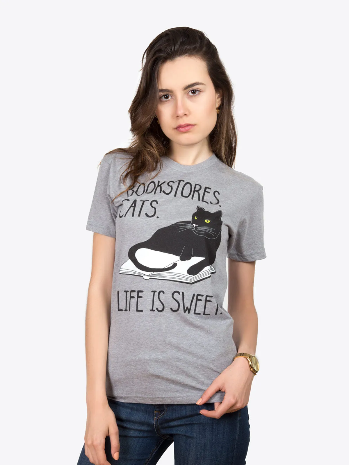 Bookstore Cats Unisex T-Shirt