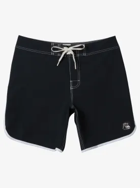 Boys 8-16 Original Scallop 17" Boardshorts - Black