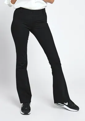 Classic Dress Pant Yoga Pant | Bootcut (Black)