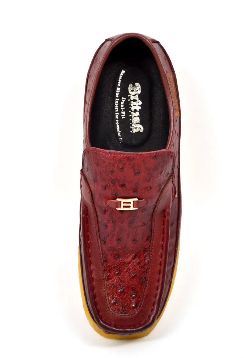 Custom Order Power 2 Burgundy Ostrich Leather - British Collection \\