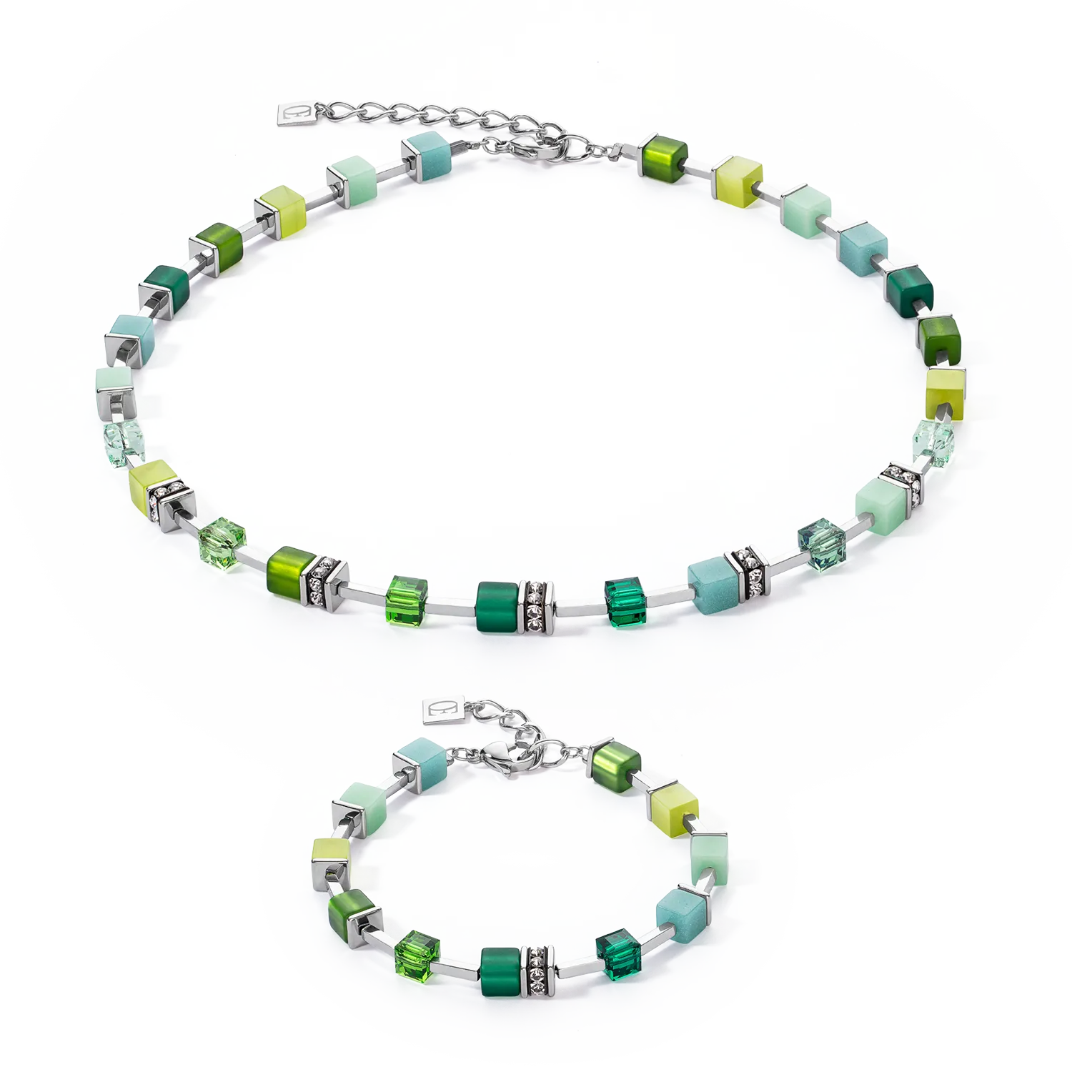 GeoCUBE® Iconic Pure Necklace Green