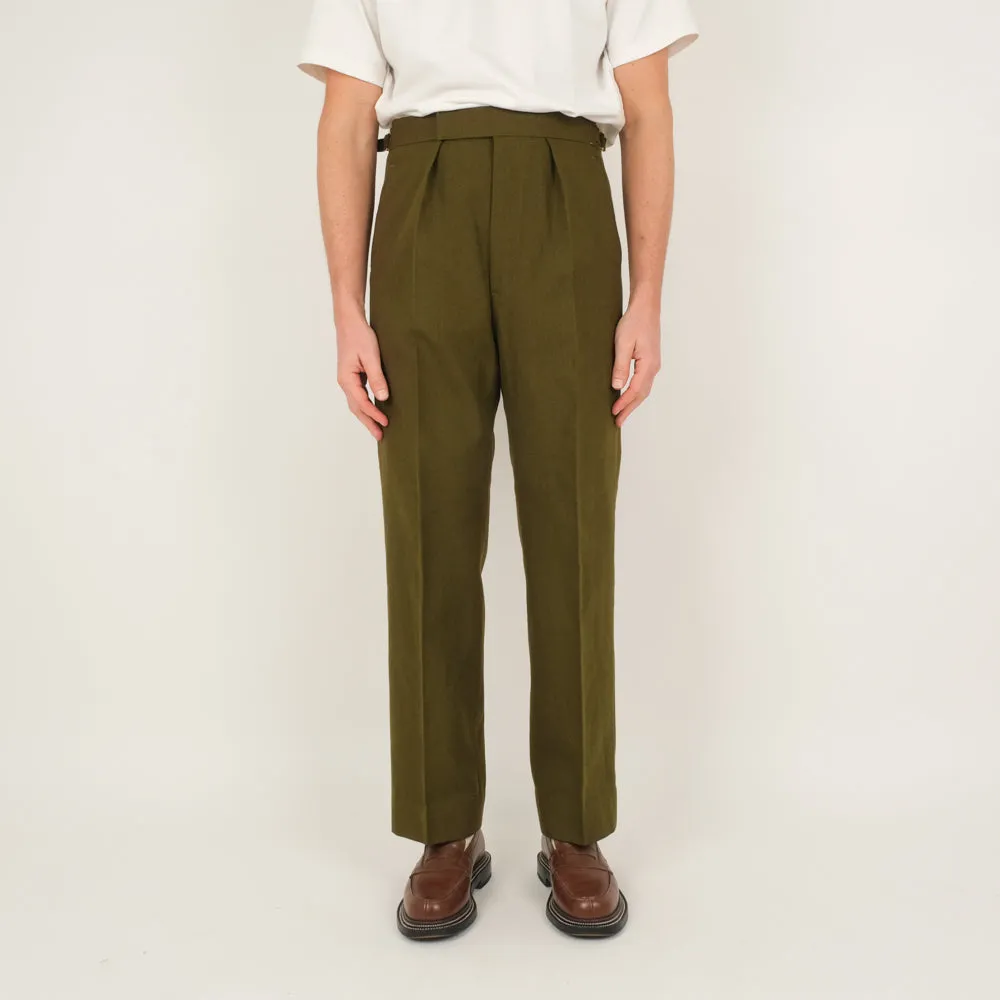 GREEN TAILOR PANTS