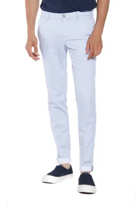 Milano Style pantalone chino uomo in twill e tencel microstampa extra slim