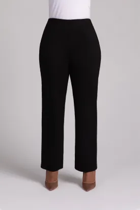 Ponte Pull On Stovepipe Pant | Black