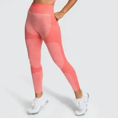 Women's Seamless Sport Leggings - Gym Fitness Yoga Set