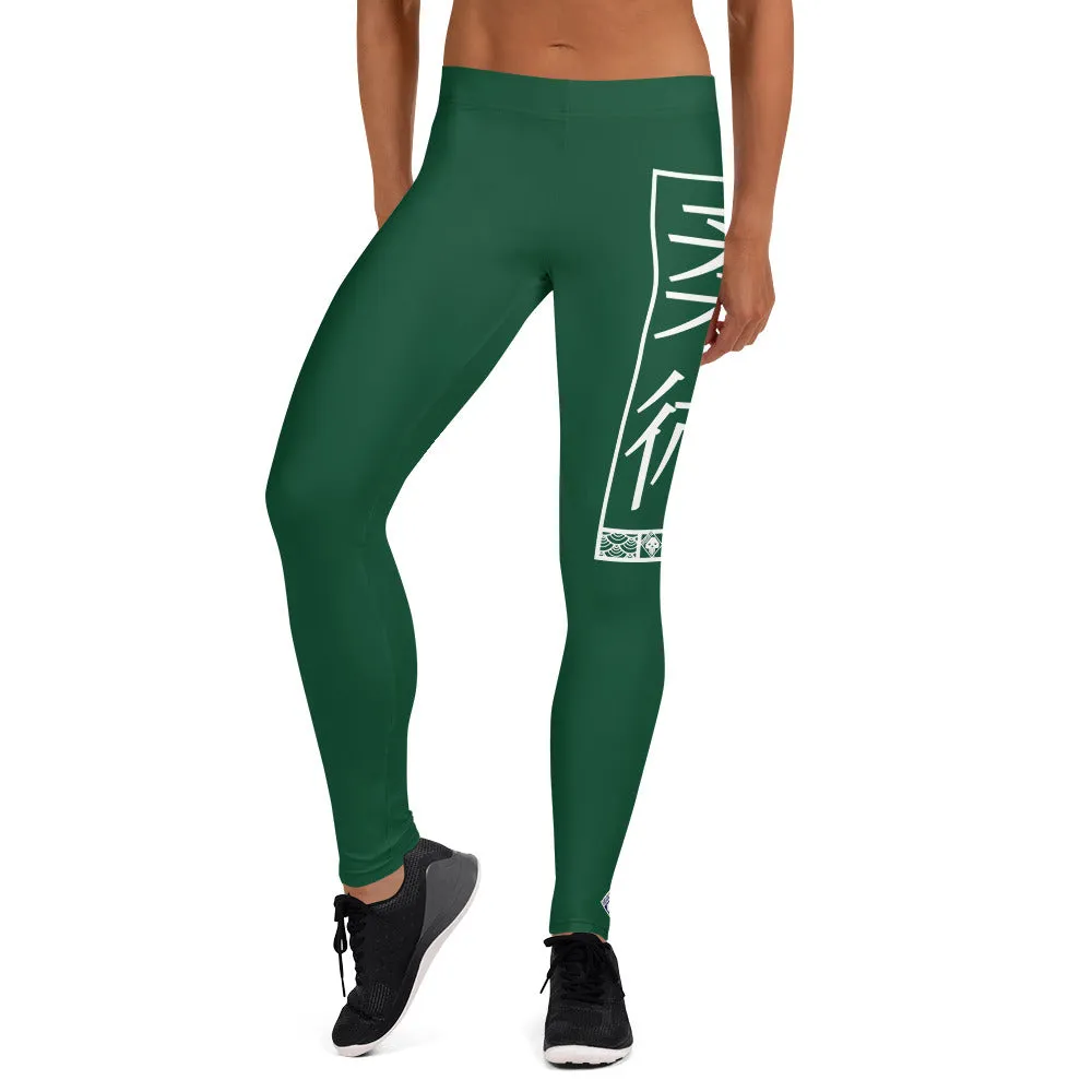 Women's Yoga Pants Workout Leggings For Jiu Jitsu 008 - Sherwood Forest